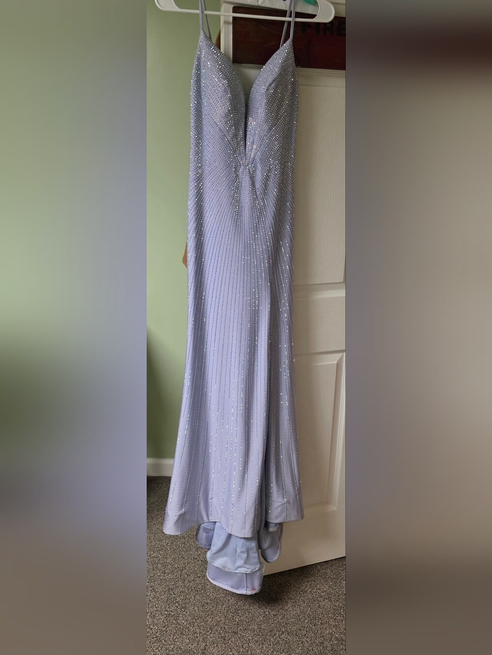 Lavender Crystal-Embellished Women's Dress Size 2